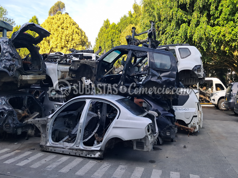 Chatarra ferrosa automotriz aprox. 55.000 kg en Guarne